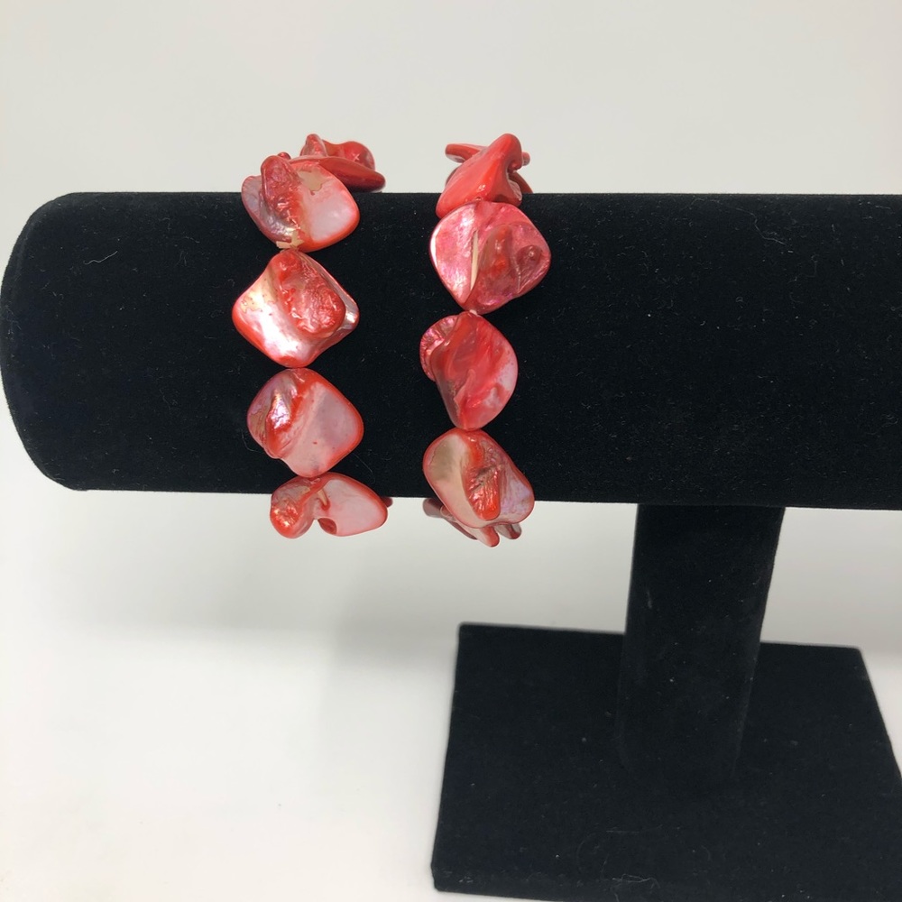 Coral Stretch Bracelets